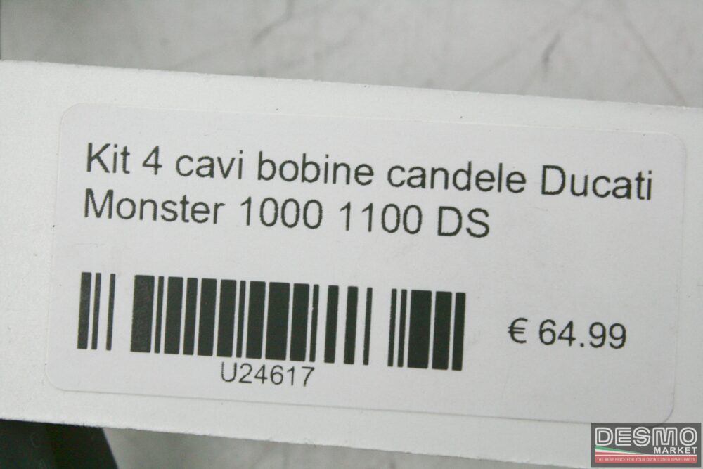 Kit 4 cavi bobine candele Ducati Monster 1000 1100 DS