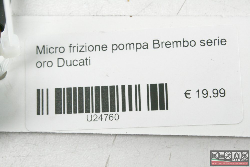 Micro frizione pompa Brembo serie oro Ducati