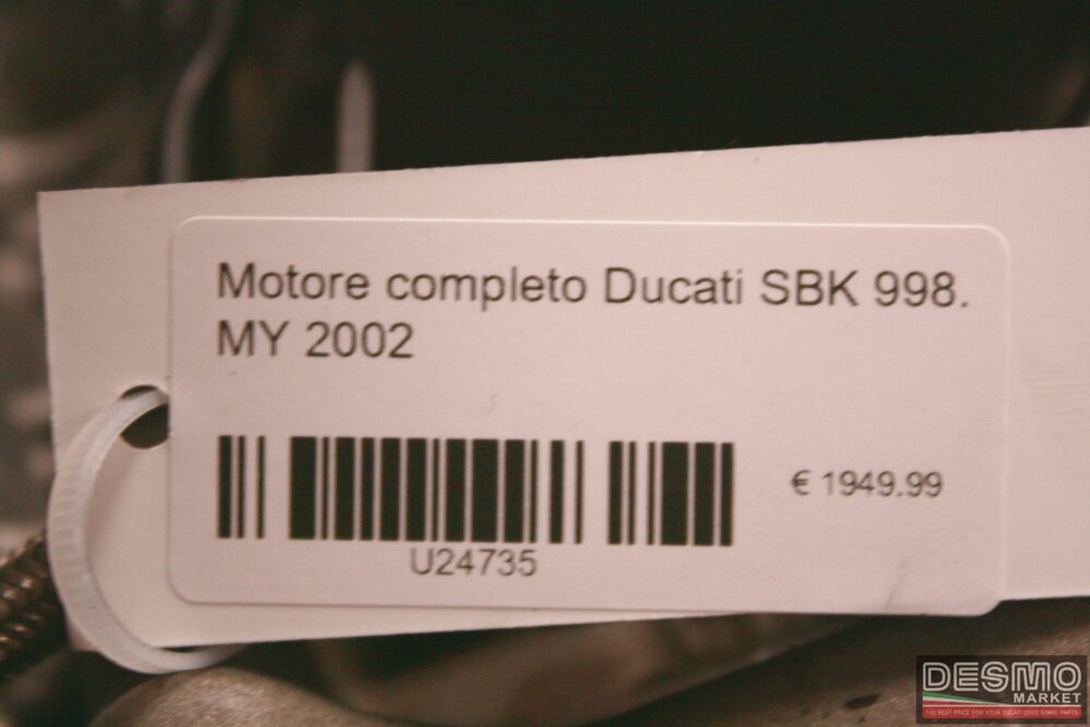 Motore completo Ducati SBK 998 MY 2002 km28000