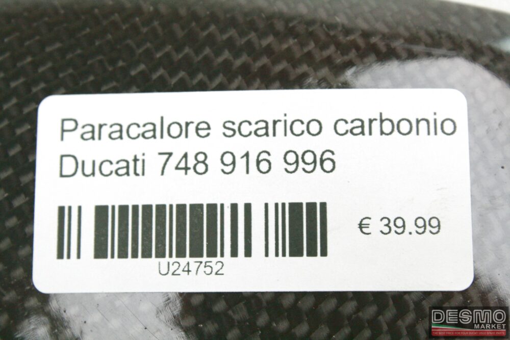Carbon exhaust heatshield  Ducati 748 916 996 - Image 5