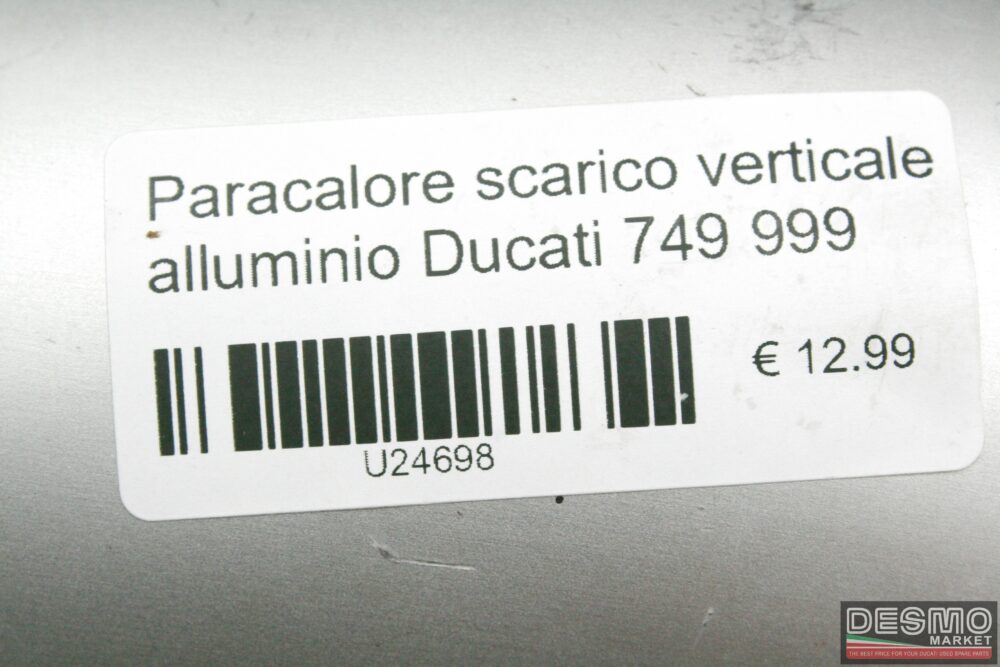Paracalore scarico verticale alluminio Ducati 749 999