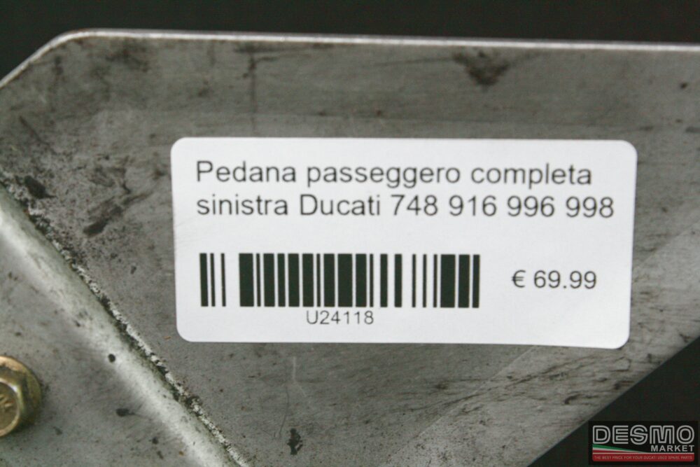 Pedana passeggero completo sinistra Ducati 748 916 996 998