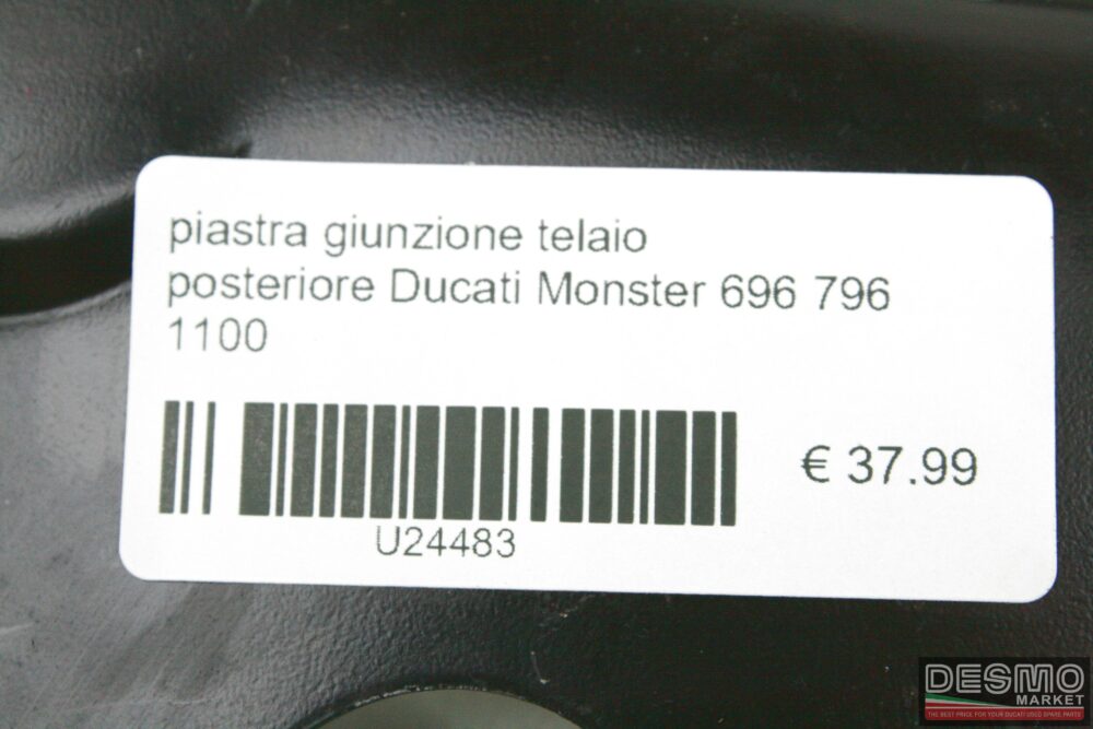 Piastra giunzione telaio posteriore Ducati Monster 696 796 1100