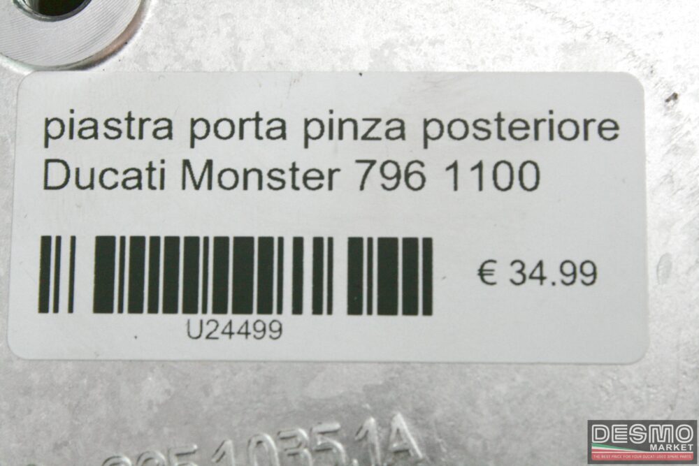 Piastra porta pinza posteriore Ducati Monster 796 1100