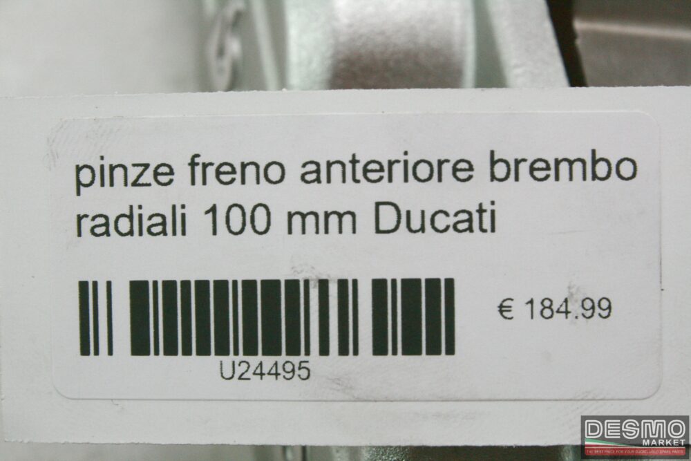 Pinze freno anteriore brembo radiali 100 mm Ducati