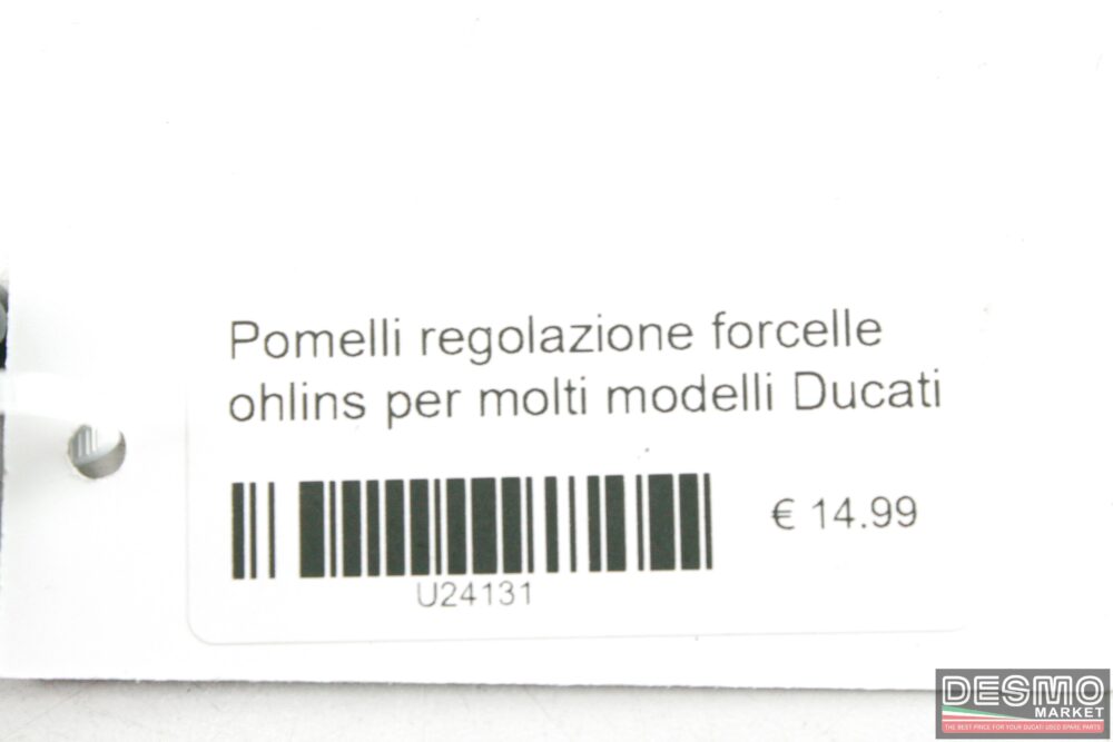 Pomelli regolazione forcelle ohlins per molti modelli Ducati