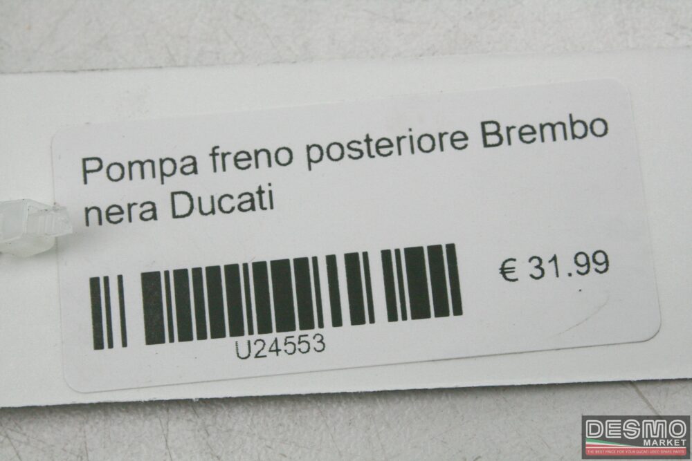 Black Brembo rear brake master cylinder Ducati - Image 5