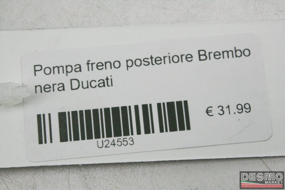 Pompa freno posteriore Brembo nera Ducati