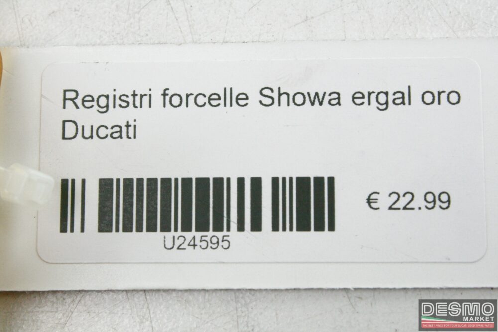 Registri forcelle Showa ergal oro Ducati