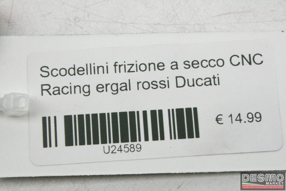 Scodellini frizione a secco CNC Racing ergal rossi Ducati