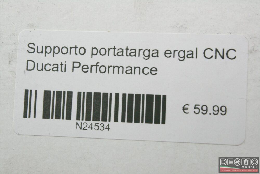 Supporto portatarga ergal CNC Ducati Performance