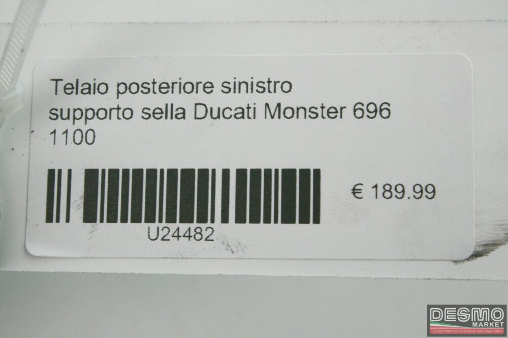Telaio posteriore sinistro supporto sella Ducati Monster 696 1100