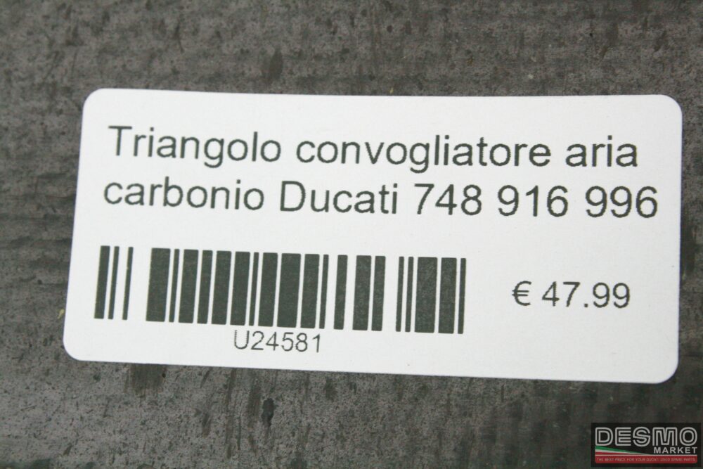 Triangolo convogliatore aria carbonio Ducati 748 916 996