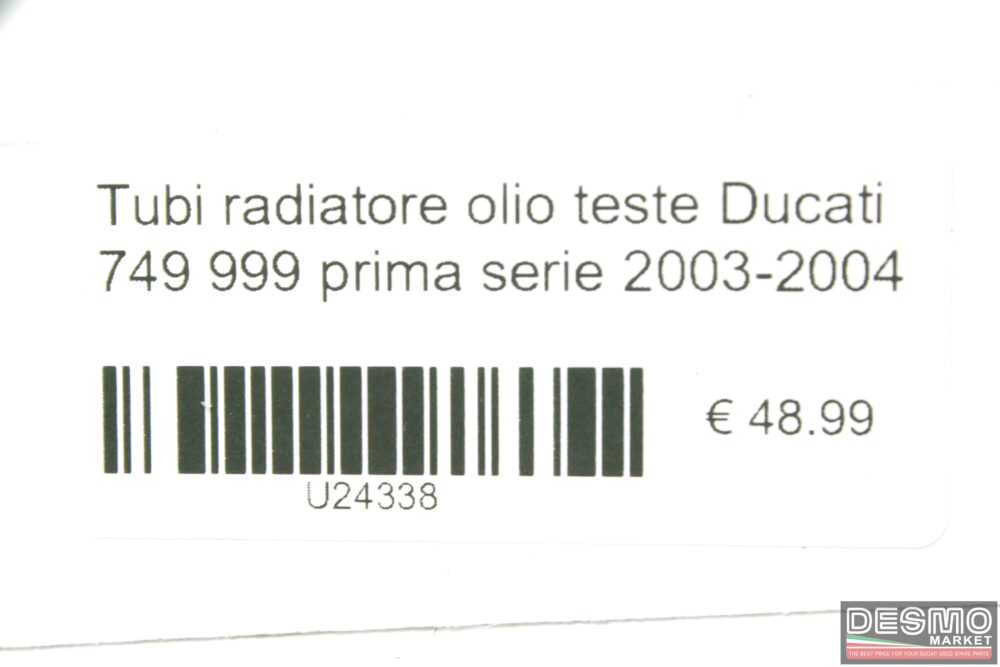 Tubi radiatore olio teste Ducati 749 999 prima serie 2003-2004