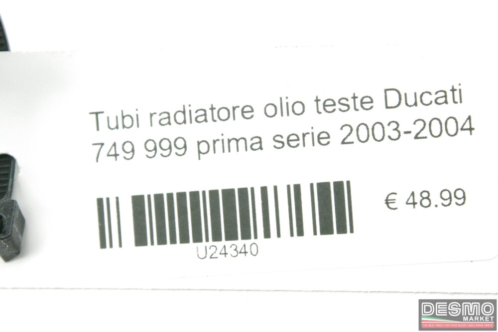 Tubi radiatore olio teste Ducati 749 999 prima serie 2003-2004