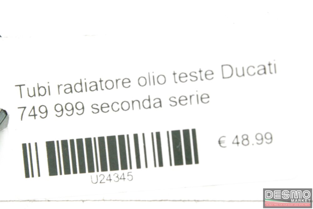 Tubi radiatore olio teste Ducati 749 999 seconda serie