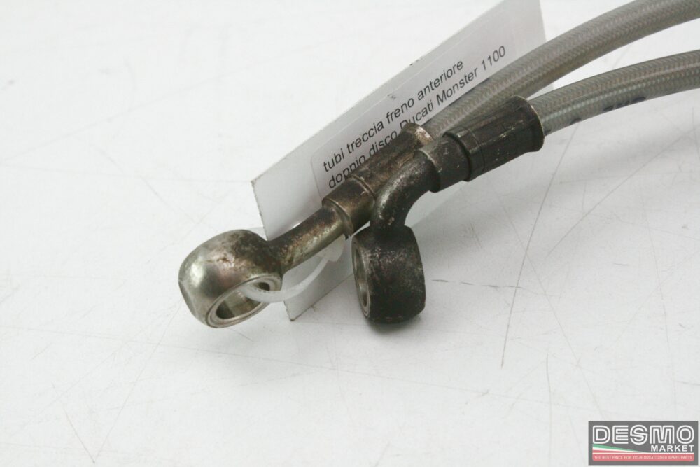 Tubi treccia freno anteriore doppio disco Ducati Monster 1100