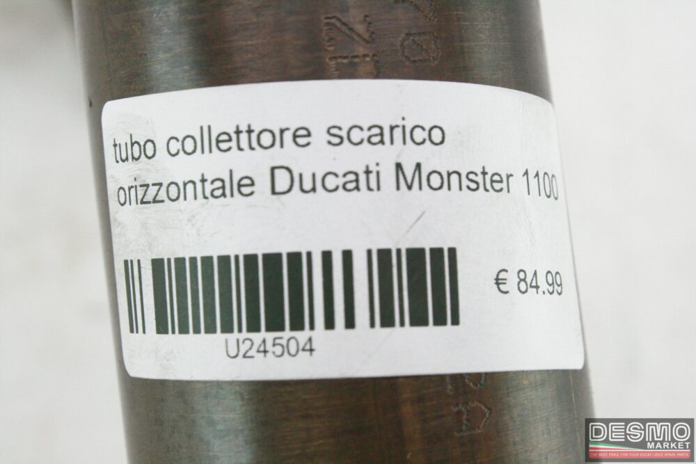 Tubo collettore scarico orizzontale Ducati Monster 1100