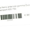 Tubo freno anteriore gomma Ducati Supersport 600 750