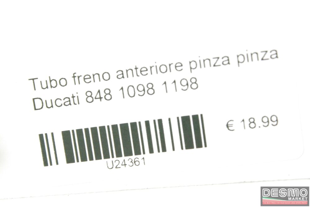 Tubo freno anteriore pinza pinza Ducati 848 1098 1198