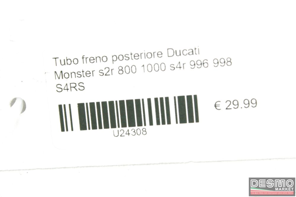 Tubo freno posteriore Ducati Monster s2r 800 1000 s4r 996 998 S4RS