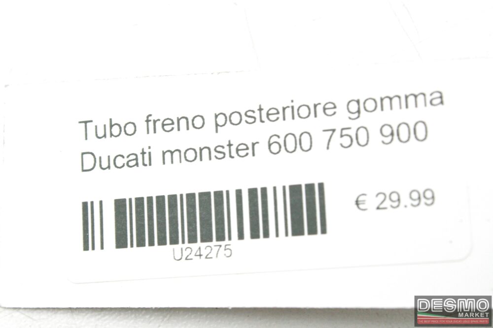 Tubo freno posteriore gomma Ducati monster 600 750 900