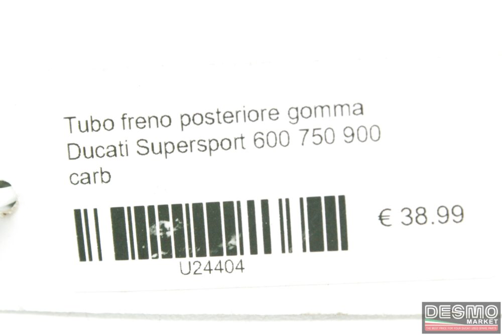 Tubo freno posteriore gomma Ducati Supersport 600 750 900 carb
