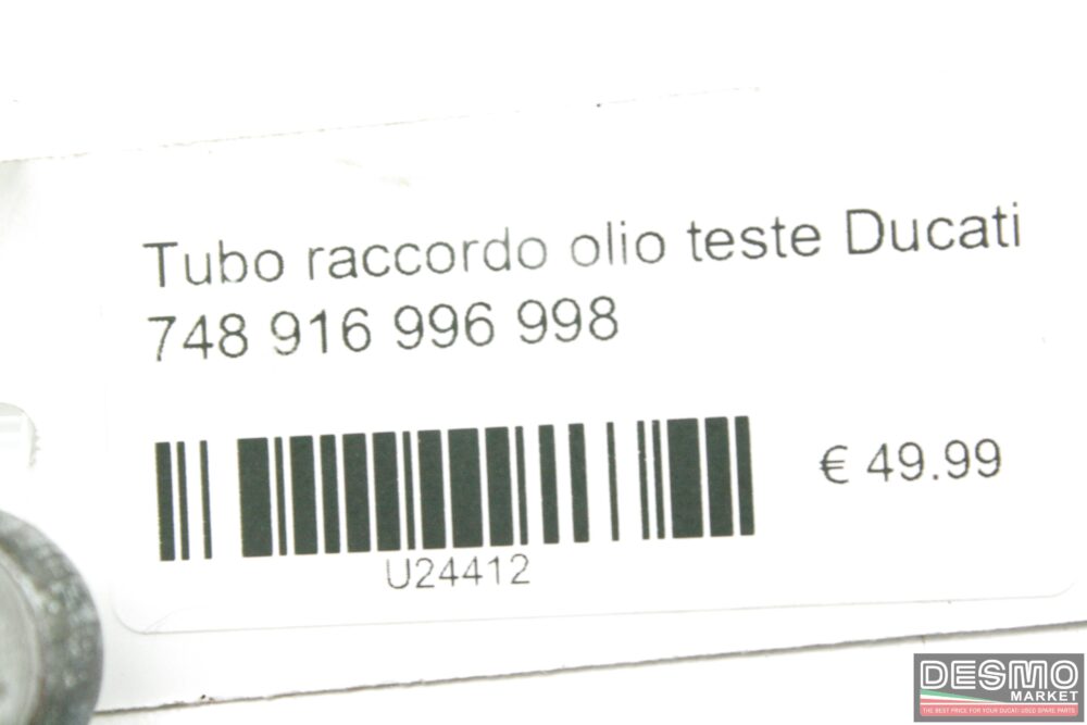 Tubo raccordo olio teste Ducati 748 916 996 998