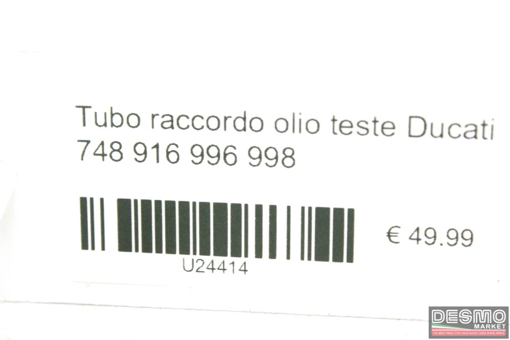 Tubo raccordo olio teste Ducati 748 916 996 998