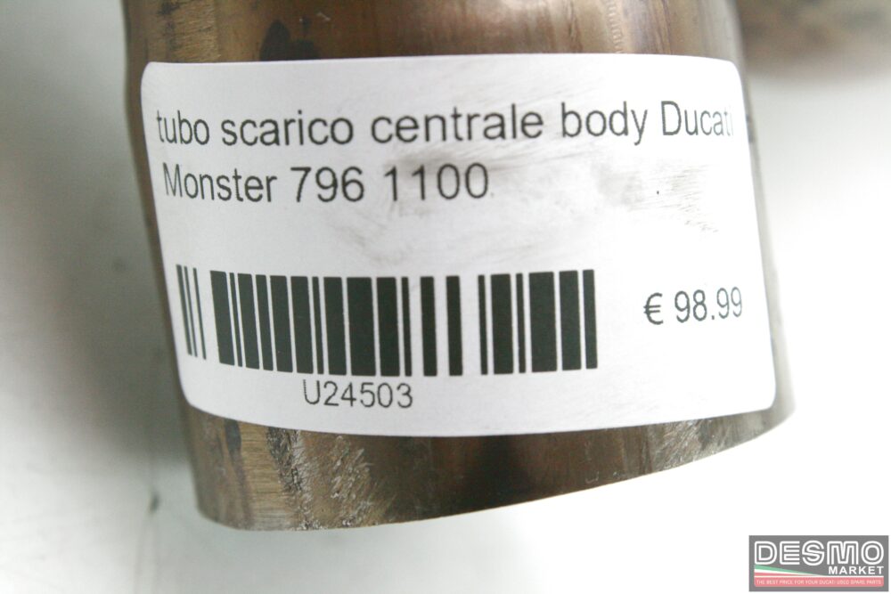 Tubo scarico centrale body Ducati Monster 796 1100