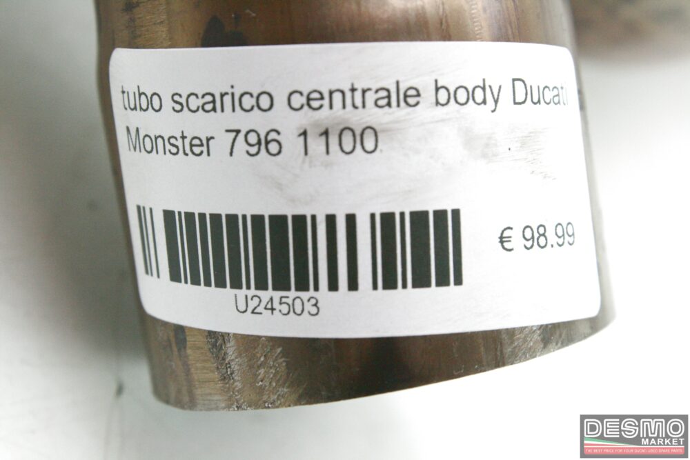 Tubo scarico centrale body Ducati Monster 796 1100