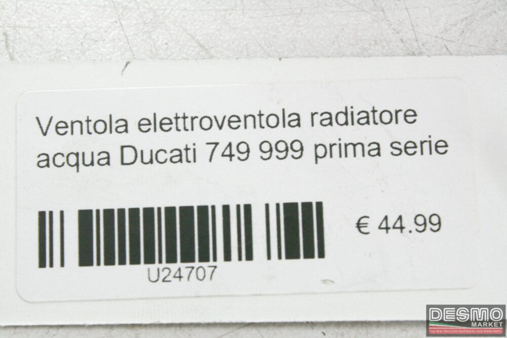 Ventola elettroventola radiatore acqua Ducati 749 999 prima serie