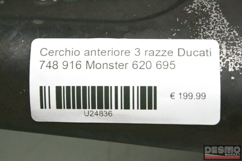 Cerchio anteriore 3 razze Ducati 748 916 Monster 620 695