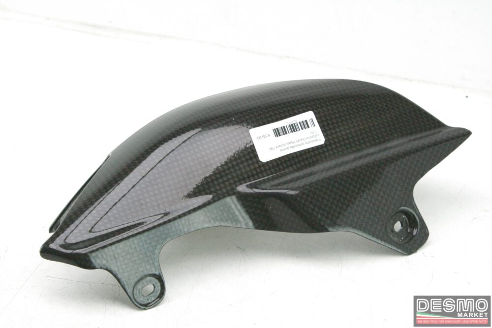 Fianchetto sottosella destro carbonio Ducati Hypermotard 796 1100