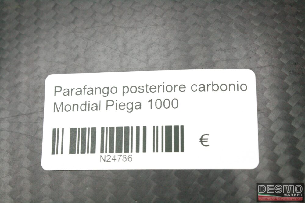 Parafango posteriore carbonio Mondial Piega 1000