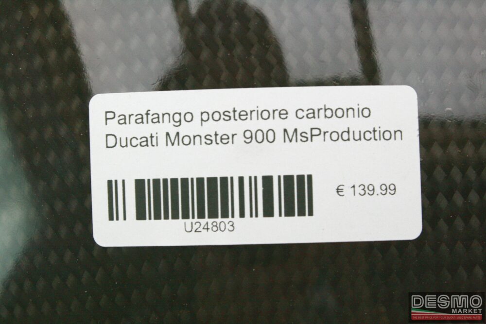 Parafango posteriore carbonio MsProduction Ducati Monster 900