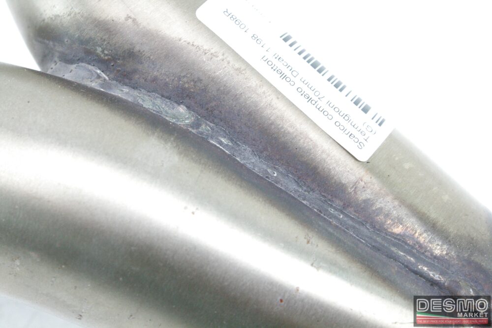 Scarico completo collettori Termignoni 70mm Ducati 1198 1098R (G)