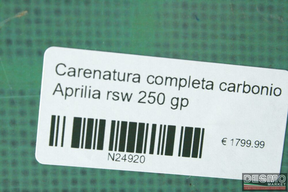 Carenatura completa carbonio Aprilia RSW 250 GP