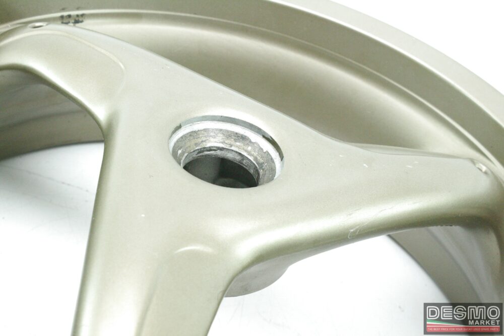 Cerchio ruota posteriore tre razze bronzo Ducati 748 916 996