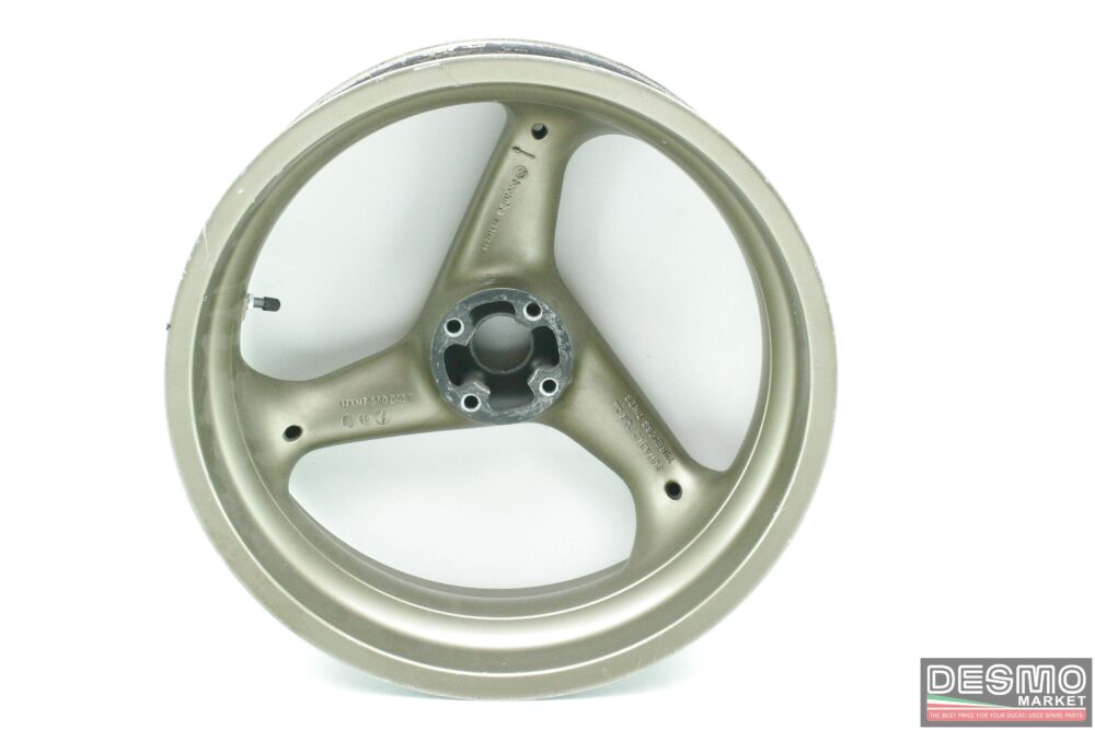 Cerchio ruota posteriore tre razze bronzo Ducati 748 916 996