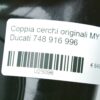 Coppia cerchi originali MY 1996 Ducati 748 916 996