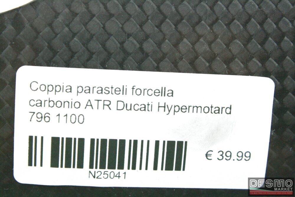 Coppia parasteli forcella carbonio ATR Ducati Hypermotard 796 1100