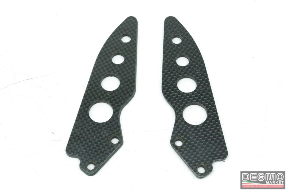 Coppia Paratacchi passeggero carbonio ATR Ducati 620 1000 1100
