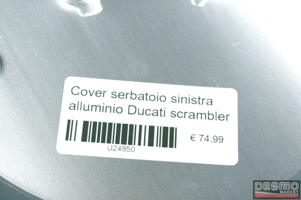 Cover serbatoio sinistra alluminio Ducati Scrambler