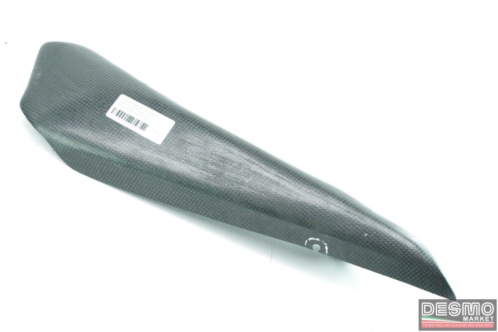 Fianchetti sottosella carbonio ATR scarico 2in1 Ducati Hyper 796 1100