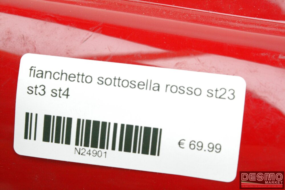Fianchetto sottosella rosso Ducati st2 st3 st4