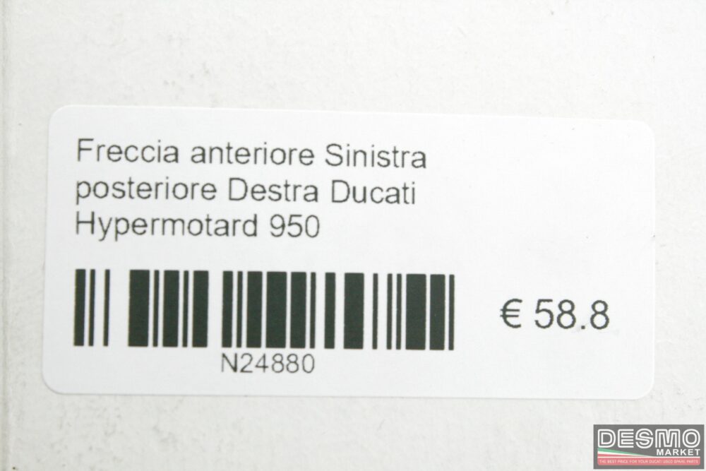 Freccia anteriore sinistra posteriore destra Ducati Hypermotard 950