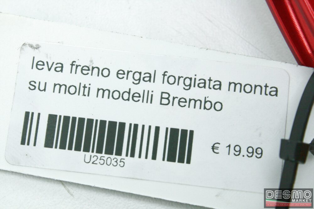 Leva freno ergal forgiata monta su molti modelli Brembo