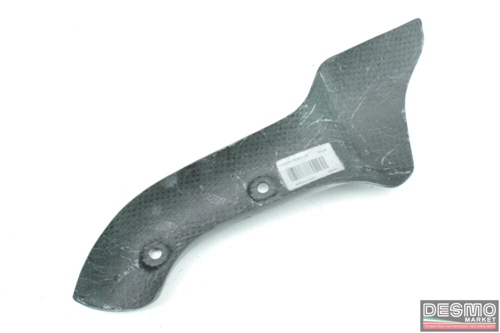 Paracalore scarico alto carbonio Termignoni dx Ducati Monster 600 750