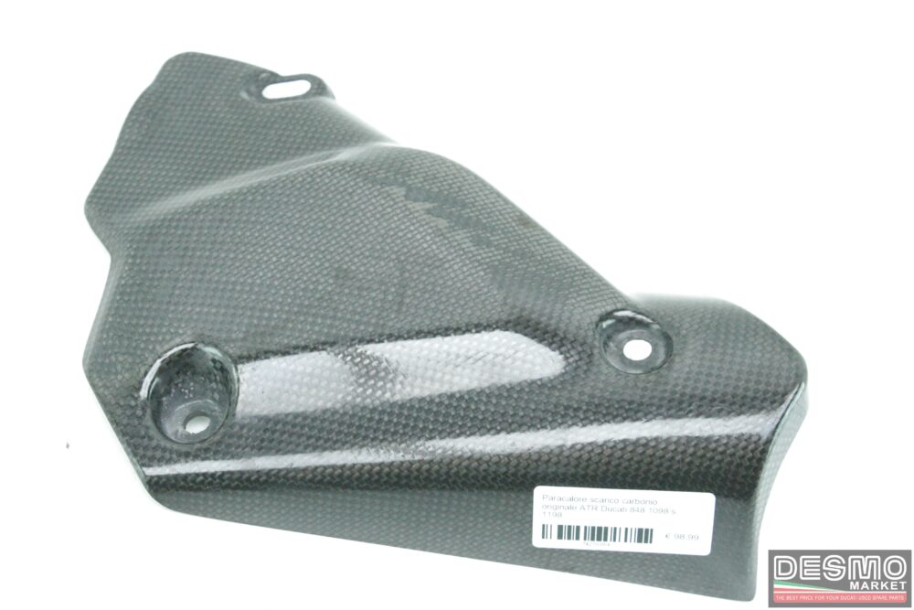 Paracalore scarico carbonio originale ATR Ducati 848 1098 s 1198